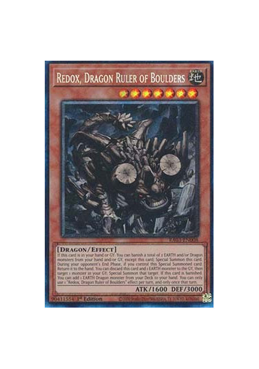 Redox, Dragon Ruler of Boulders (V.6 - Collectors Rare)
