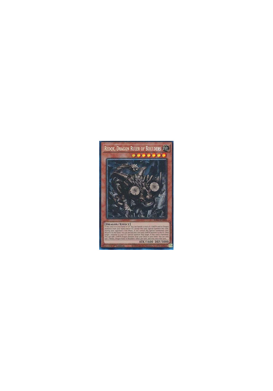 Redox, Dragon Ruler of Boulders (V.6 - Collectors Rare)