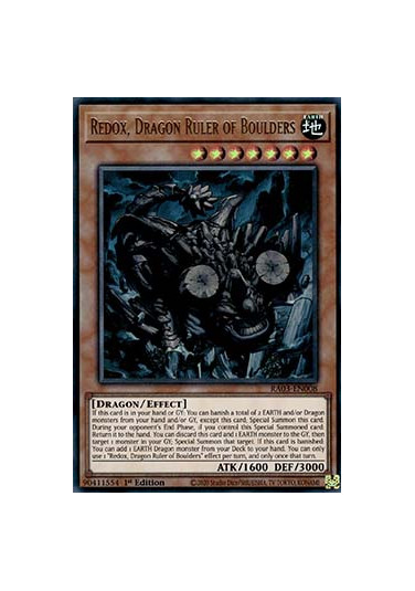 Redox, Dragon Ruler of Boulders (V.2 - Ultra Rare)