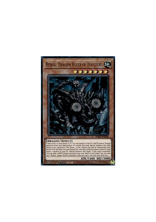 Redox, Dragon Ruler of Boulders (V.2 - Ultra Rare)