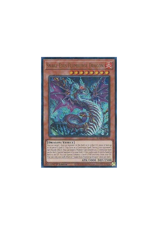 Snake-Eyes Flamberge Dragon (V.2 - Ultra Rare)