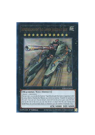 Superdreadnought Rail Cannon Juggernaut Liebe (V.2 - Ultra Rare)