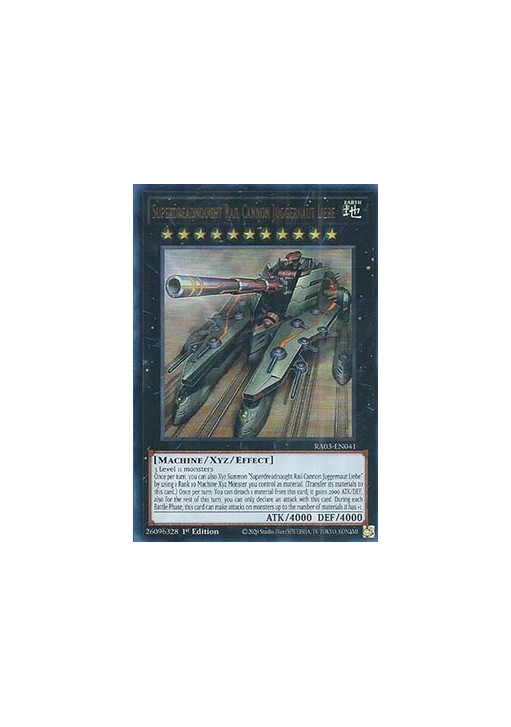 Superdreadnought Rail Cannon Juggernaut Liebe (V.2 - Ultra Rare)