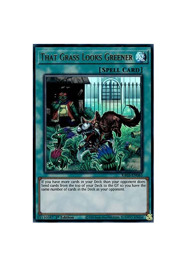 That Grass Looks Greener (V.2 - Ultra Rare)