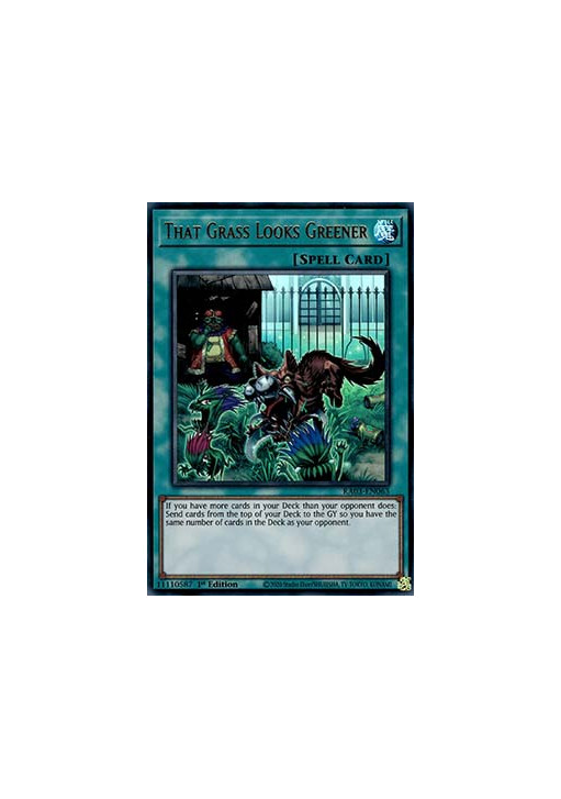 That Grass Looks Greener (V.2 - Ultra Rare)