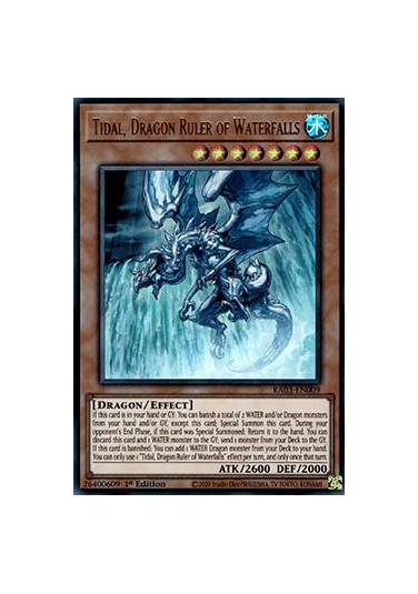 Tidal, Dragon Ruler of Waterfalls (V.2 - Ultra Rare)