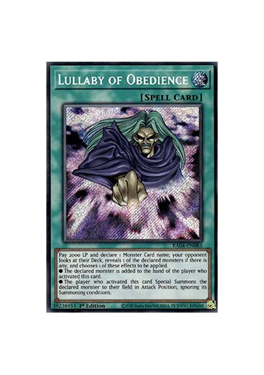 Lullaby of Obedience (V.3 - Secret Rare)