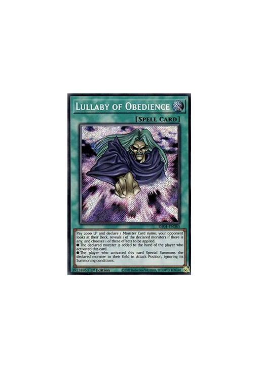 Lullaby of Obedience (V.3 - Secret Rare)