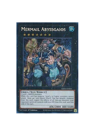 Mermail Abyssgaios (V.3 - Secret Rare)