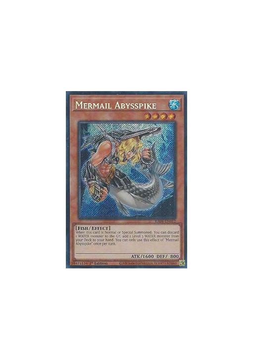 Mermail Abysspike (V.3 - Secret Rare)