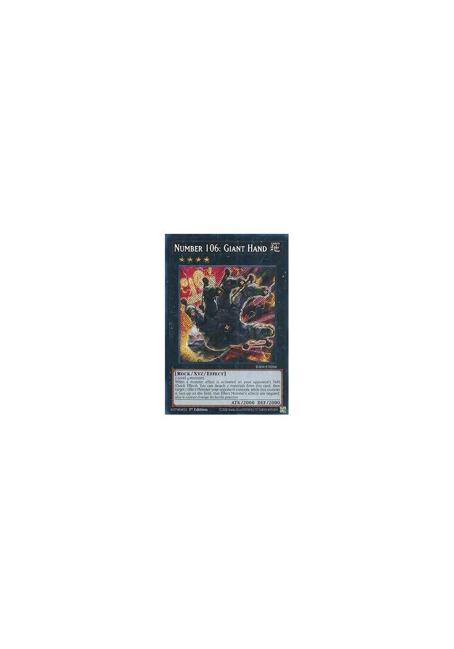 Number 106: Giant Hand (V.3 - Secret Rare)
