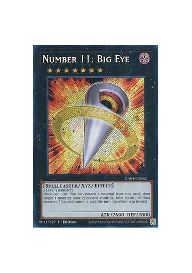 Number 11: Big Eye (V.3 - Secret Rare)