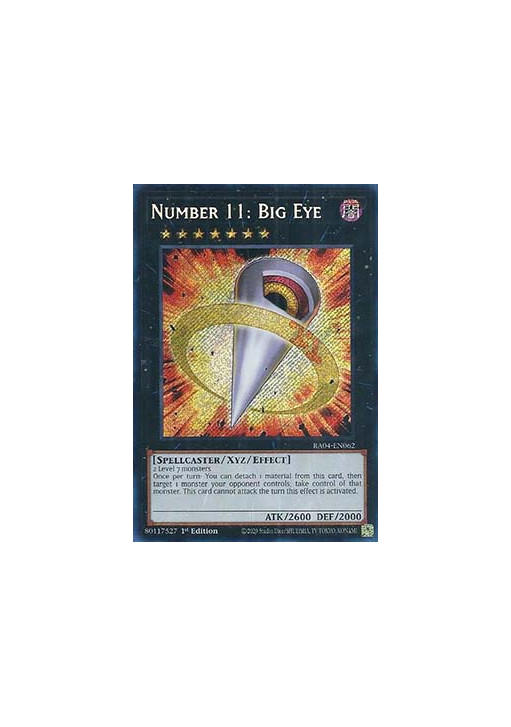 Number 11: Big Eye (V.3 - Secret Rare)