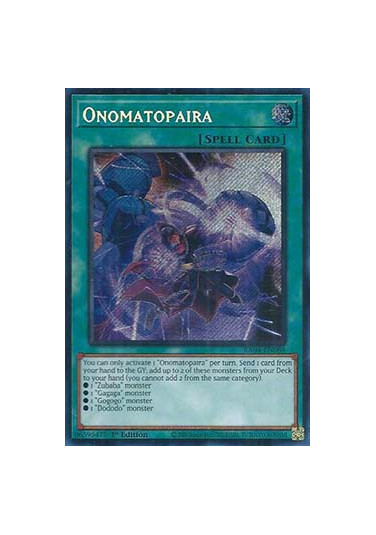 Onomatopaira (V.3 - Secret Rare)