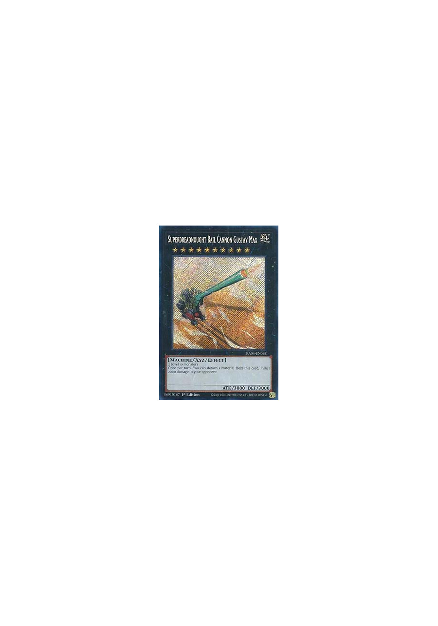 Superdreadnought Rail Cannon Gustav Max (V.3 - Secret Rare)
