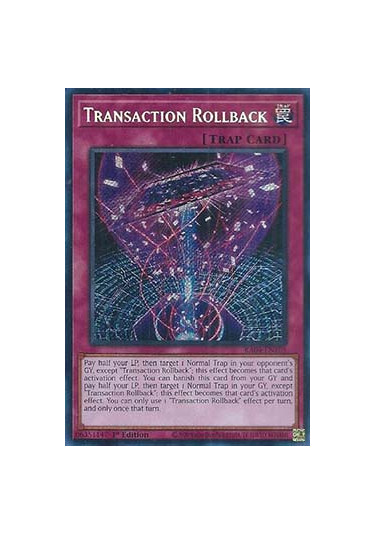 Transaction Rollback (V.3 - Secret Rare)