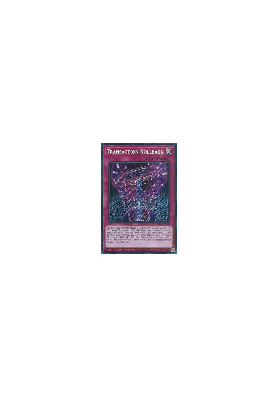 Transaction Rollback (V.3 - Secret Rare)