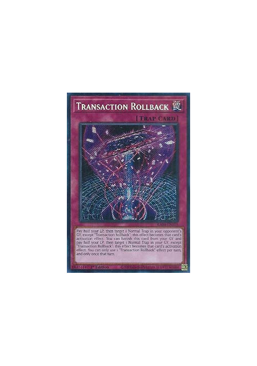 Transaction Rollback (V.3 - Secret Rare)