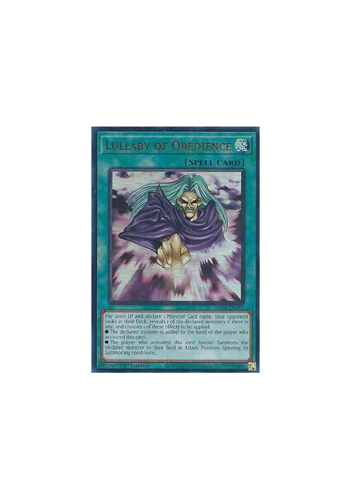 Lullaby of Obedience (V.2 - Ultra Rare)