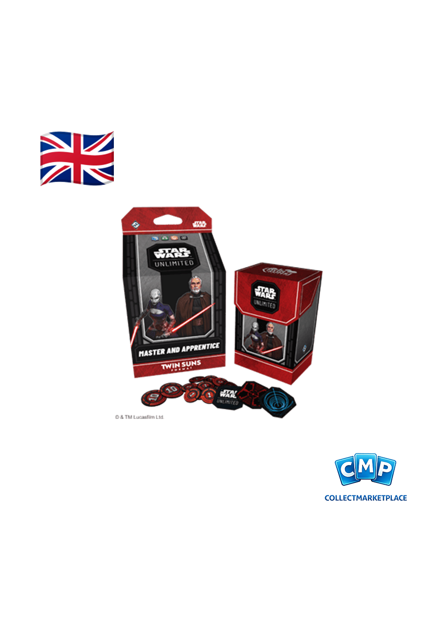 Master and Apprentice: Count Dooku and Asajj Ventress Twin Suns Deck- ENG