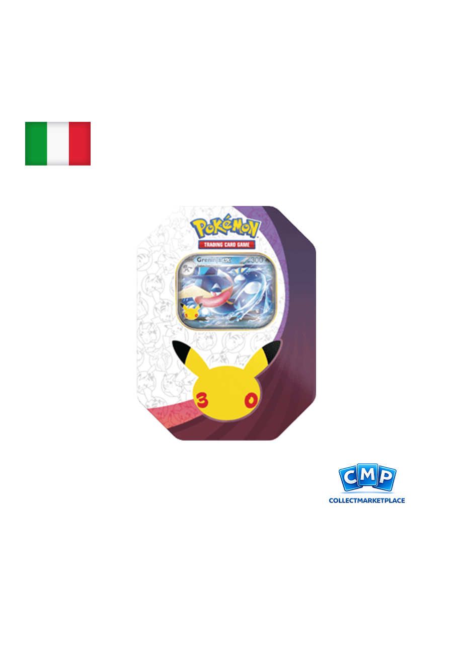 Pokémon Collection Tin 30° Anniversario Greninja ex ITA