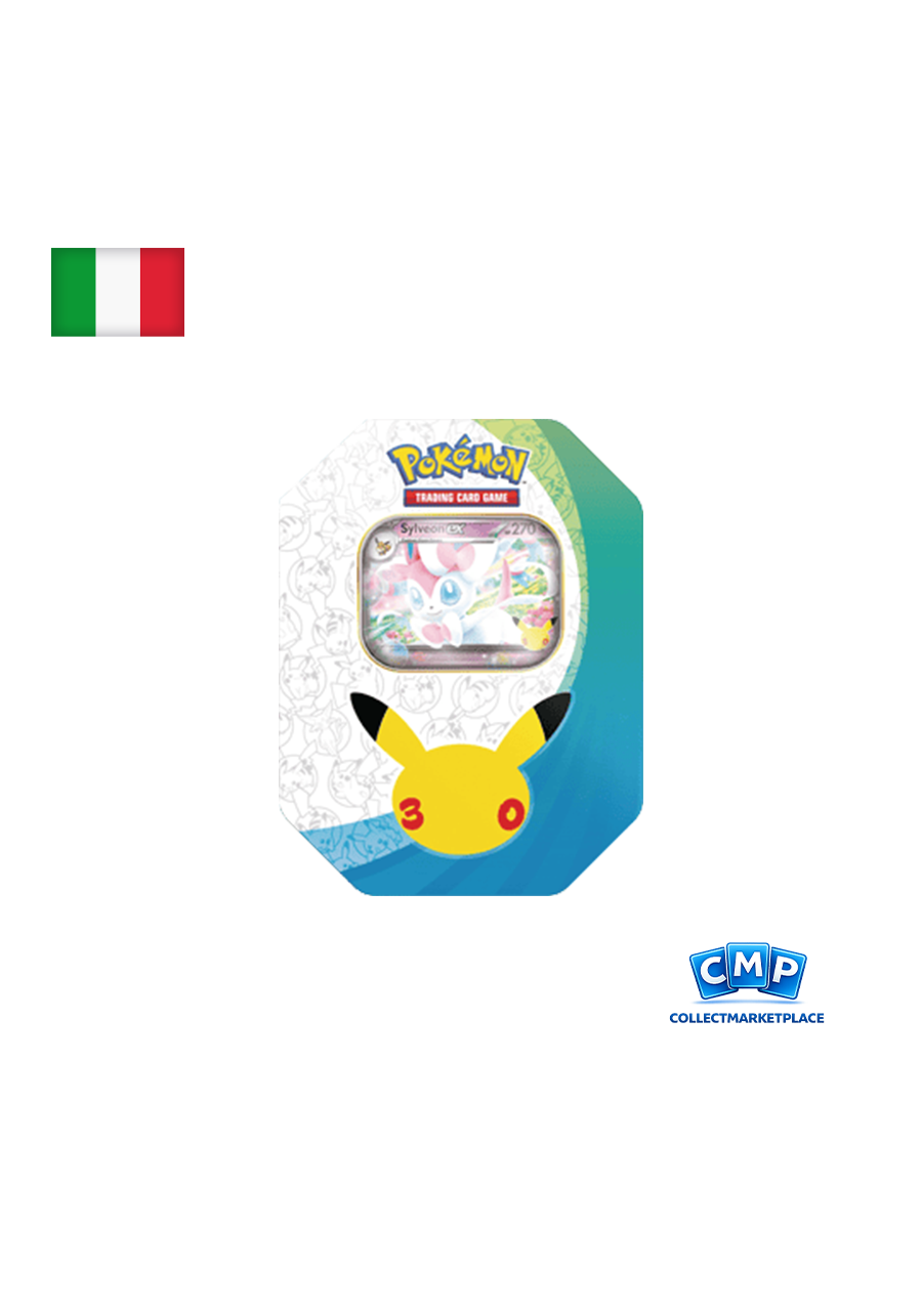 Pokémon Collection Tin  30° Anniversary Sylveon ex ITA