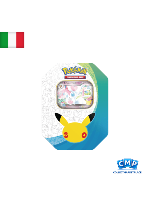 Pokémon Collection Tin  30° Anniversary Sylveon ex ITA