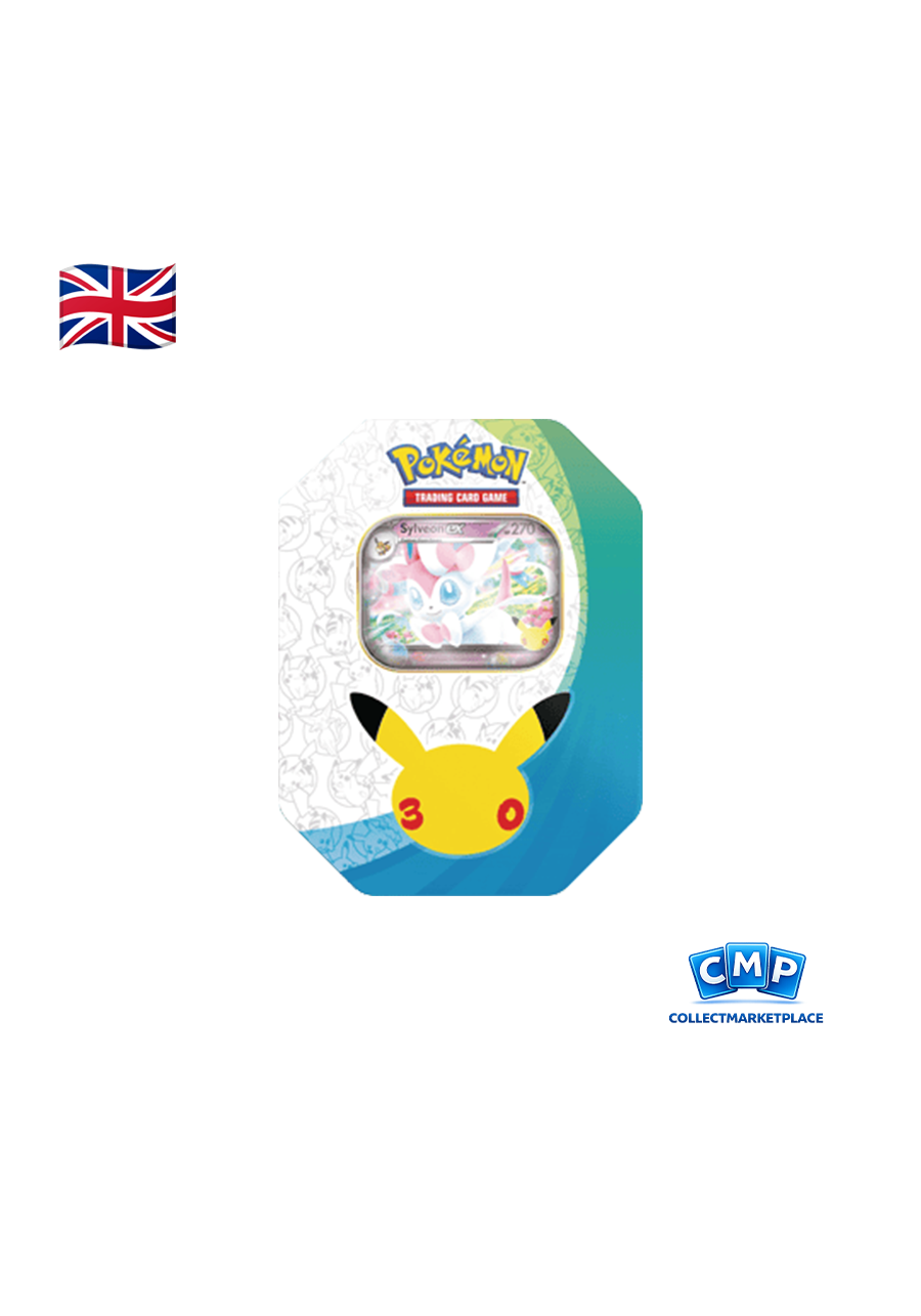 Pokémon Tin da collezione 30° Anniversario Sylveon ex ENG