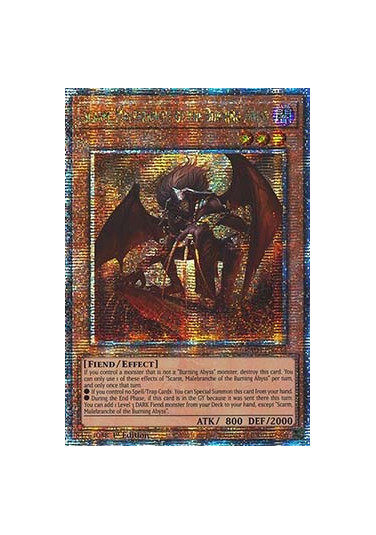 Scarm, Malebranche of the Burning Abyss (V.2 - Quarter Century Secret Rare)