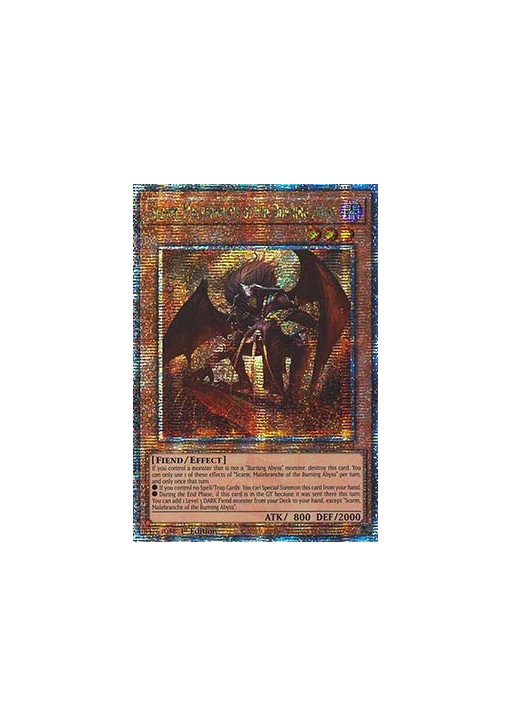 Scarm, Malebranche of the Burning Abyss (V.2 - Quarter Century Secret Rare)