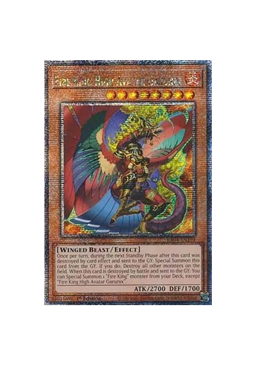 Fire King High Avatar Garunix (V.2 - Quarter Century Secret Rare)