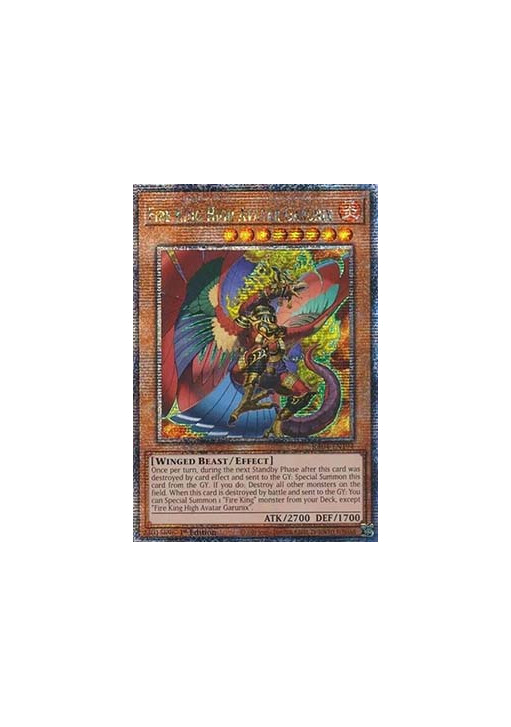 Fire King High Avatar Garunix (V.2 - Quarter Century Secret Rare)