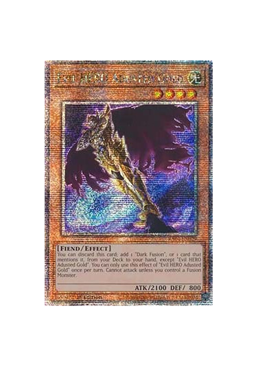 Evil HERO Adusted Gold (V.5 - Quarter Century Secret Rare)