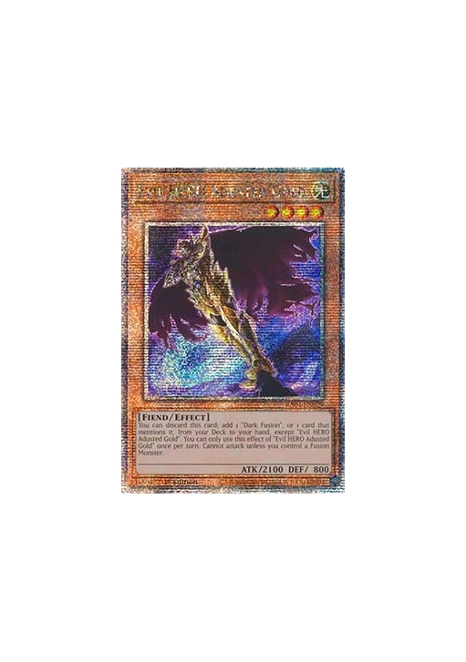 Evil HERO Adusted Gold (V.5 - Quarter Century Secret Rare)