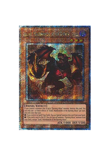 Graff, Malebranche of the Burning Abyss (V.2 - Quarter Century Secret Rare)