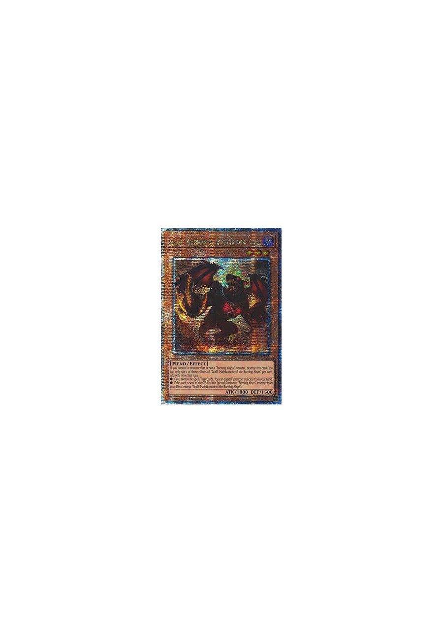 Graff, Malebranche of the Burning Abyss (V.2 - Quarter Century Secret Rare)