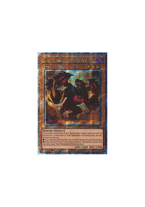 Graff, Malebranche of the Burning Abyss (V.2 - Quarter Century Secret Rare)