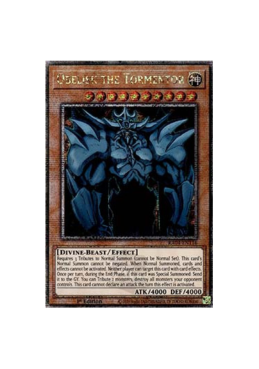 Obelisk the Tormentor (V.2 - Quarter Century Secret Rare)