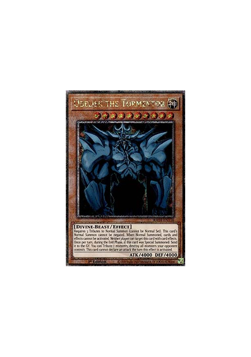 Obelisk the Tormentor (V.2 - Quarter Century Secret Rare)