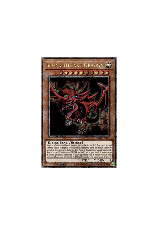 Slifer the Sky Dragon (V.2 - Quarter Century Secret Rare)