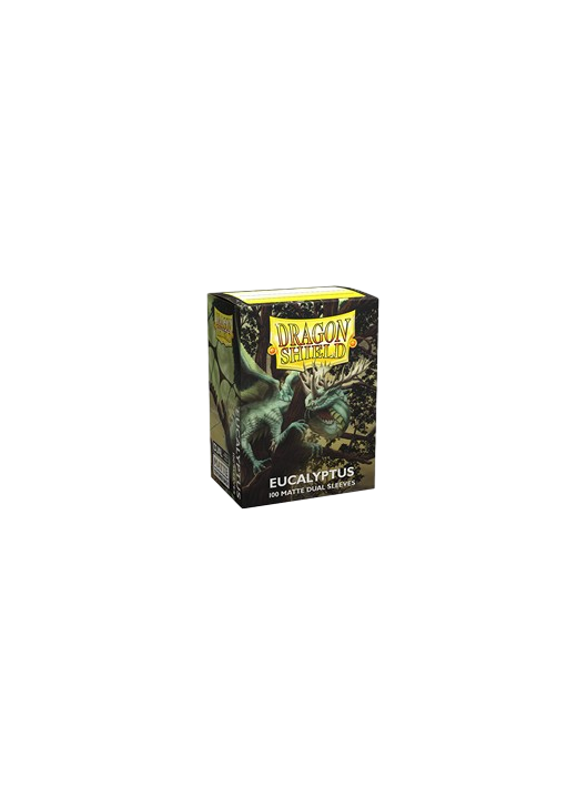 100 Dragon Shield Sleeves - Matte Dual Eucalyptus Standard