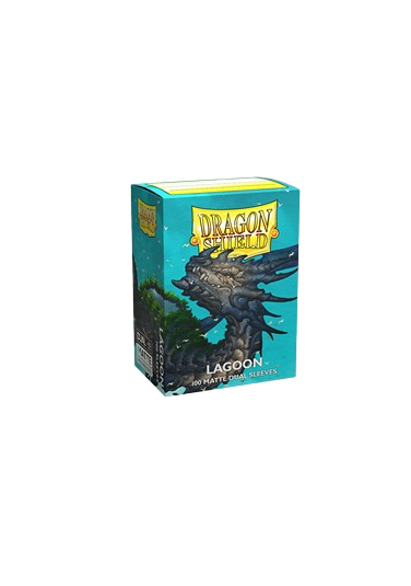 100 Dragon Shield Sleeves - Matte Dual Lagoon Standard