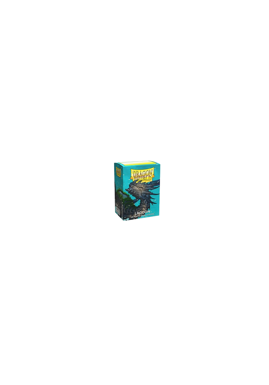 100 Dragon Shield Sleeves - Matte Dual Lagoon Standard