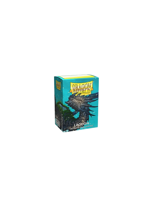 100 Dragon Shield Sleeves - Matte Dual Lagoon Standard