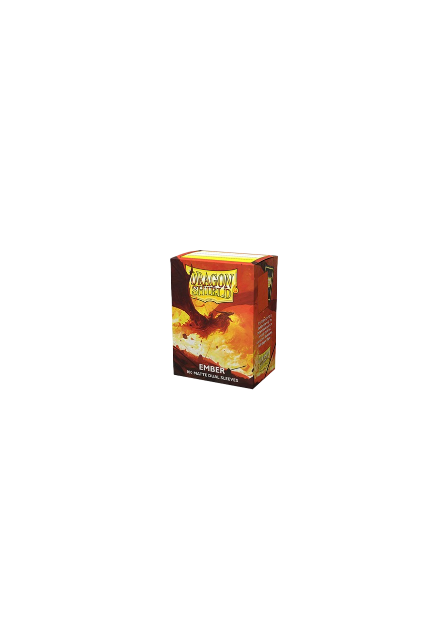 100 Dragon Shield Sleeves - Matte Dual Ember Standard