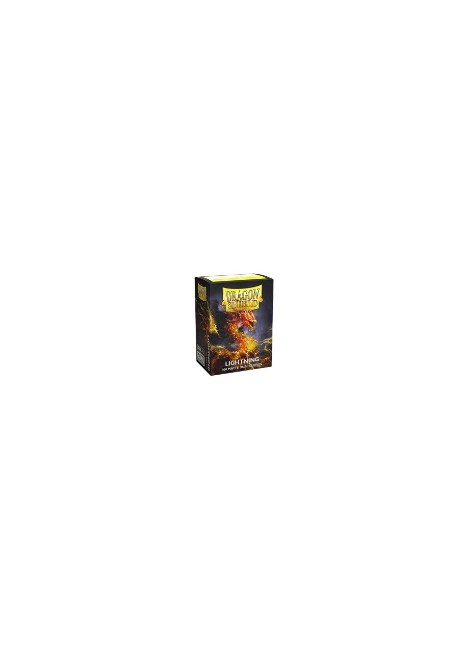 100 Dragon Shield Sleeves - Matte Dual Lightning Standard