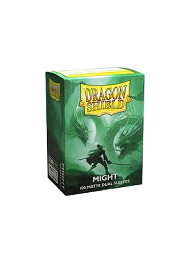 100 Dragon Shield Sleeves - Matte Dual Might Standard