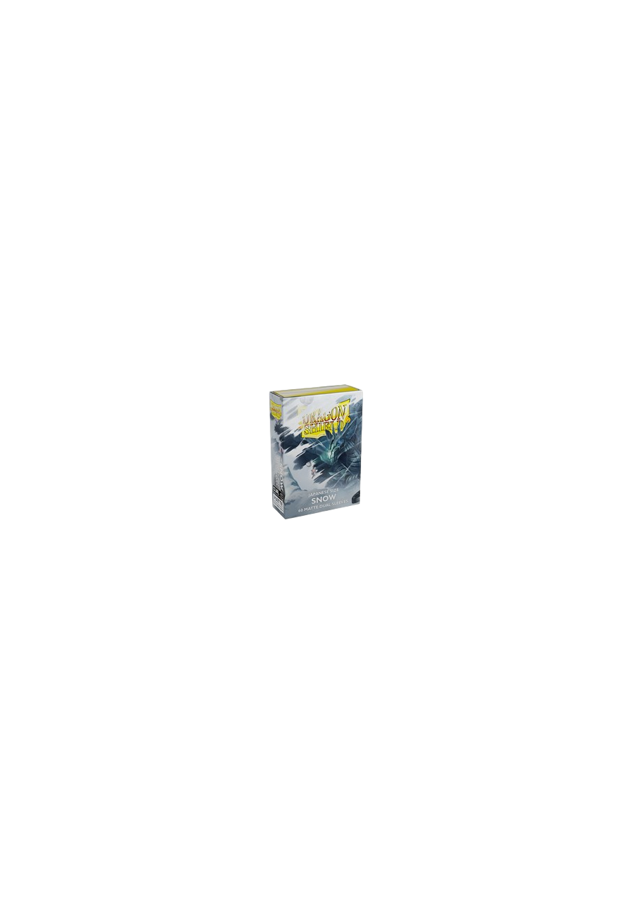 60 Small Dragon Shield Sleeves - Dual Matte Snow Japanese