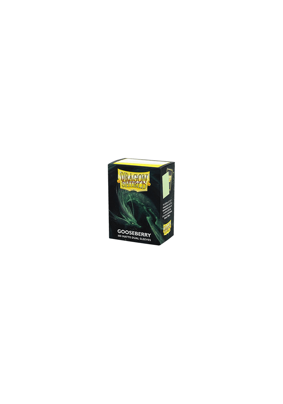 100 Dragon Shield Sleeves - Matte Dual Gooseberry Standard