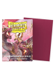 100 Dragon Shield Sleeves - Matte Dual Pomegranate/Gold Standard